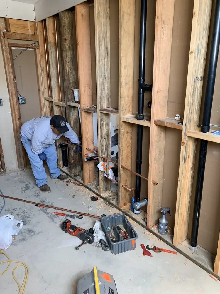 Commercial rough-in plumbing for Water Heater Replacement in Downtown Killeen